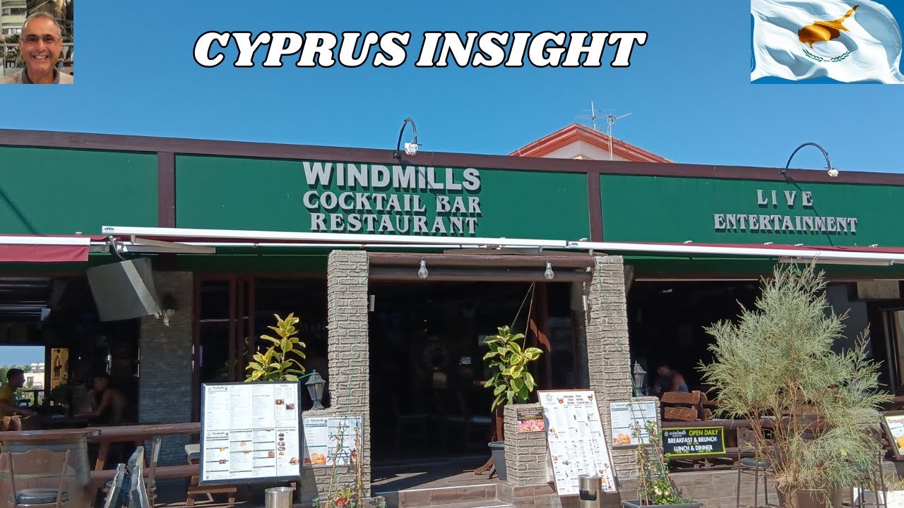 Windmills restaurant and pub, Pernera Cyprus - Beer O'Clock.