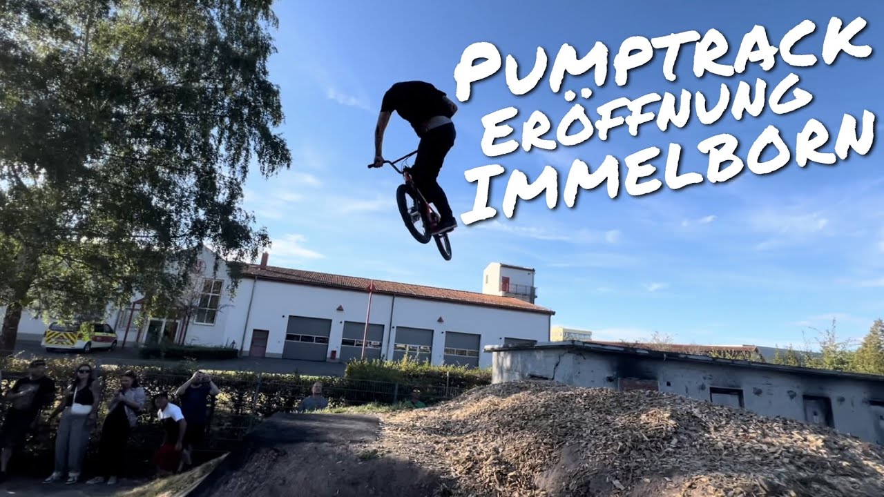 Pumptrack Er&ouml;ffnung Immelborn