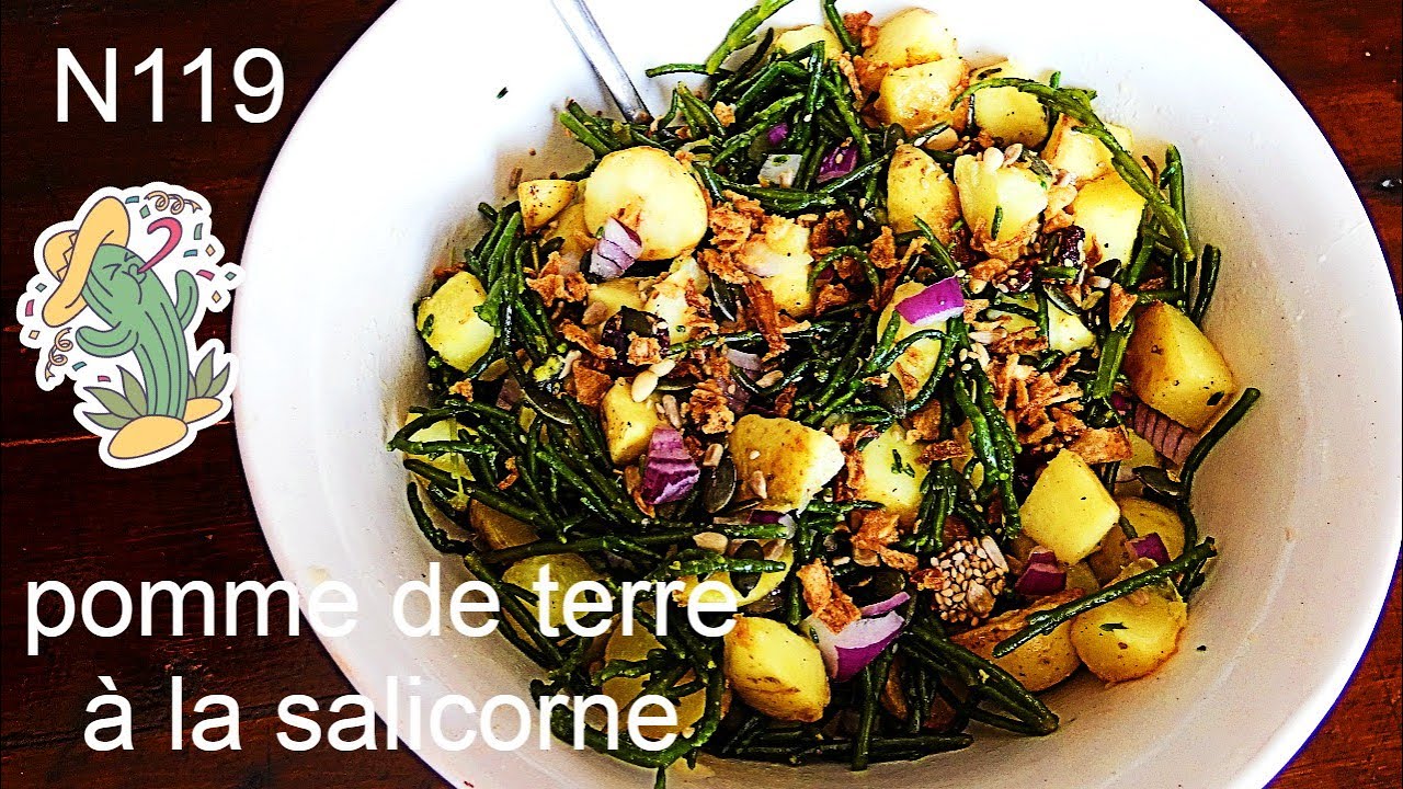 N119 pomme de terre à la salicorne  / vegan challenge