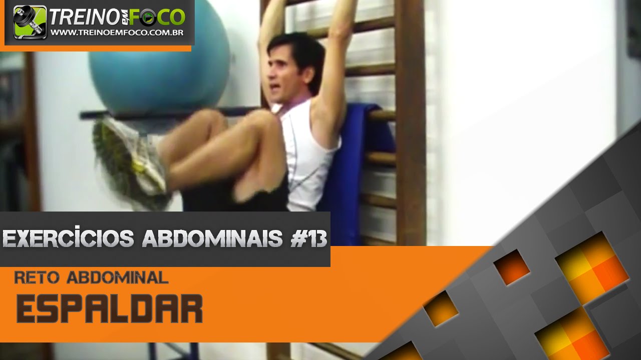 Exercícios Abdominais #13 - Abdominal avançado no Espaldar