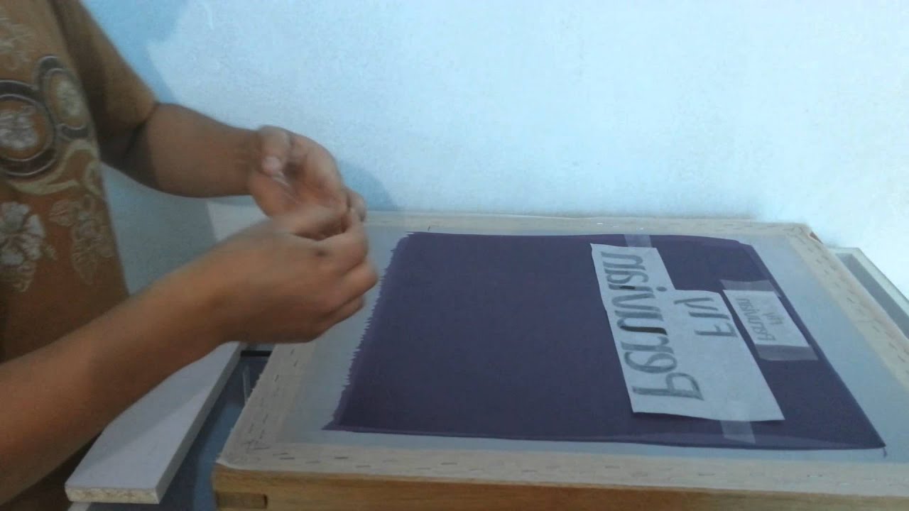COMO REVELAR UN ARTE O DISEÑO 📄 - SERIGRAFIA