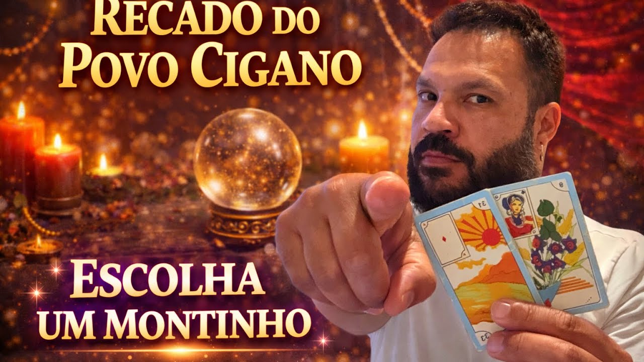 O Povo Cigano trouxe uma mensagem para você hoje — escolha um montinho 🔮
