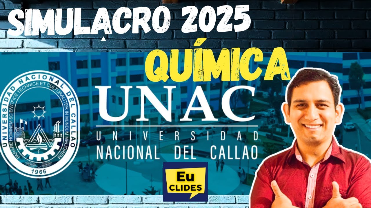✨ Solucionario Simulacro UNAC 2025 1 🔥 QUÍMICA Universidad  Nacional del Callao