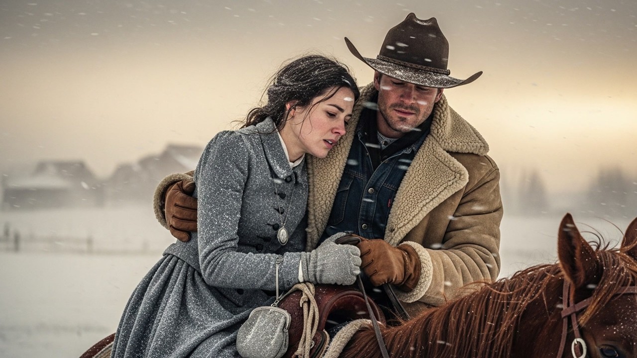 She Was Left In A Snowdrift By A Man She Trusted, The Cowboy Proved Not All Men Would Leave