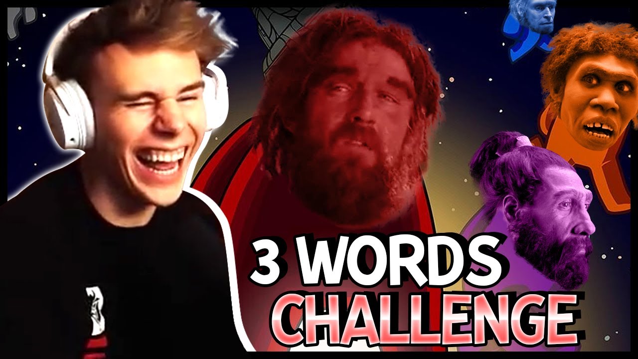 Among Us, but we can only say THREE WORDS!