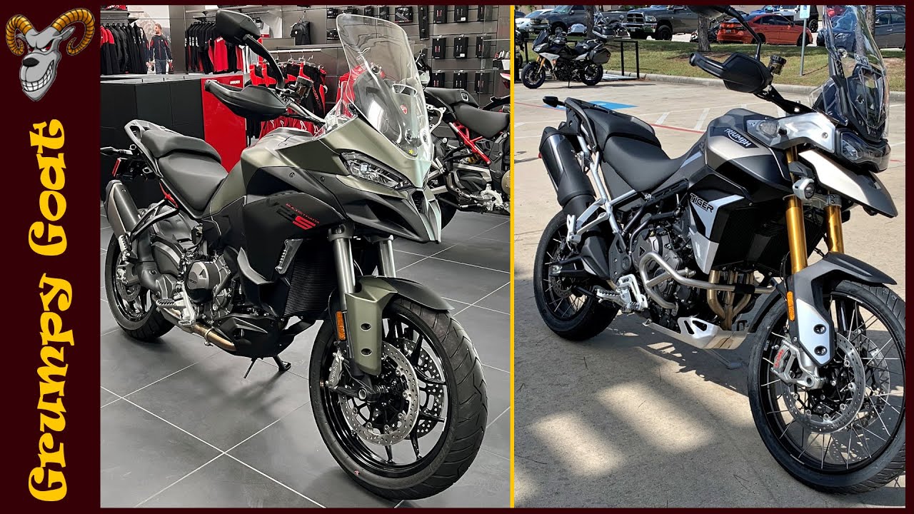 Ducati Multistrada V2S 2025 года против Tiger 900 Rally Pro 2023 года — даже близко не стояли | К...