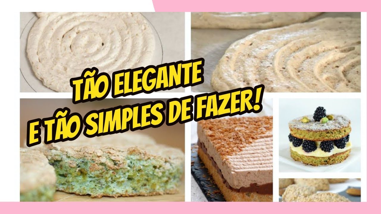 DACQUOISE, t&atilde;o elegante e t&atilde;o simples de fazer!