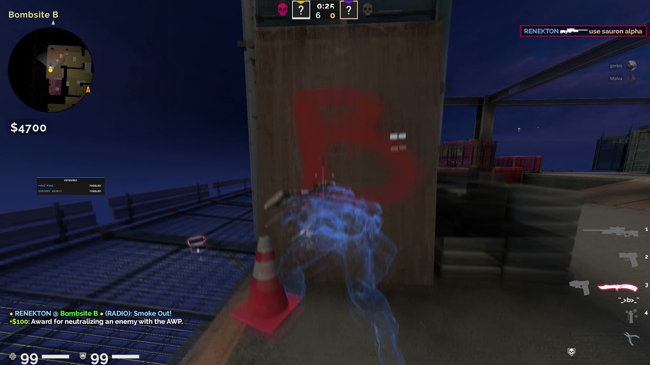 CSGO HVH | awesome neverlose highlights. ft. sauron alpha