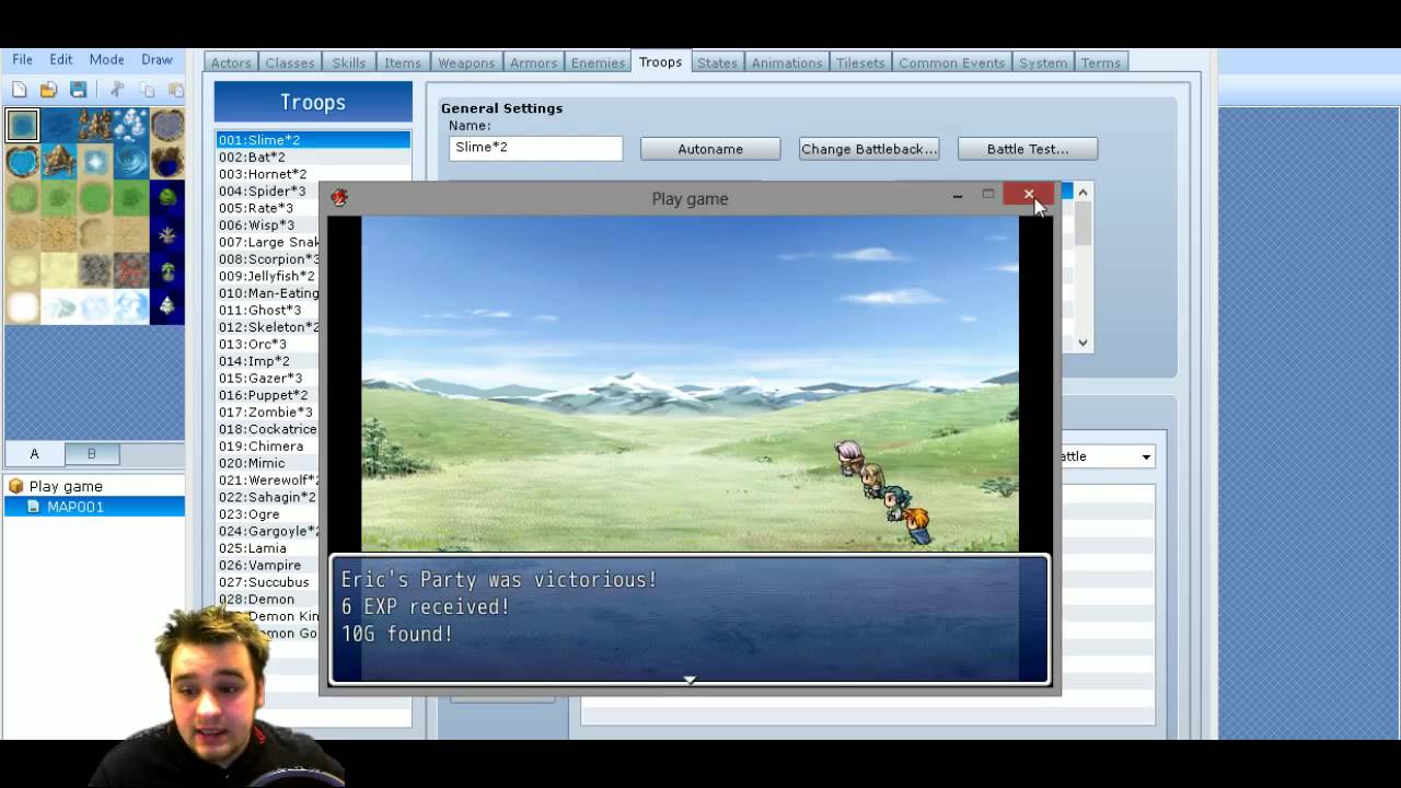 RPG Maker VX Ace: Tutorial - Side View Battle System