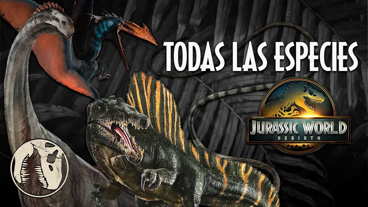 Todas las ESPECIES | Jurassic World: Rebirth (2025)