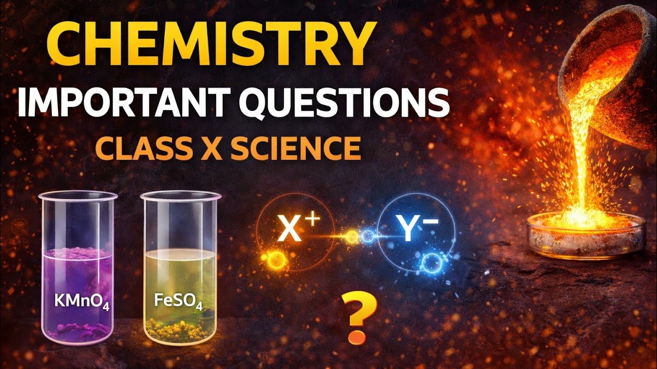 Important Questions for Chemistry for X Boards 2026