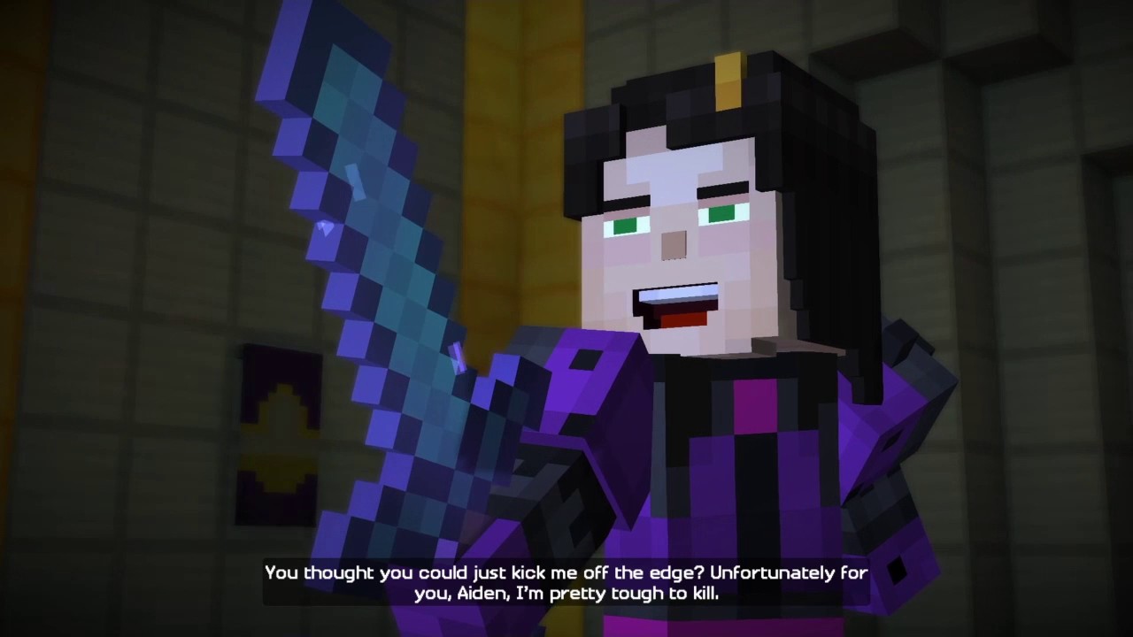Minecraft Story Mode Jesse VS Aiden PS4