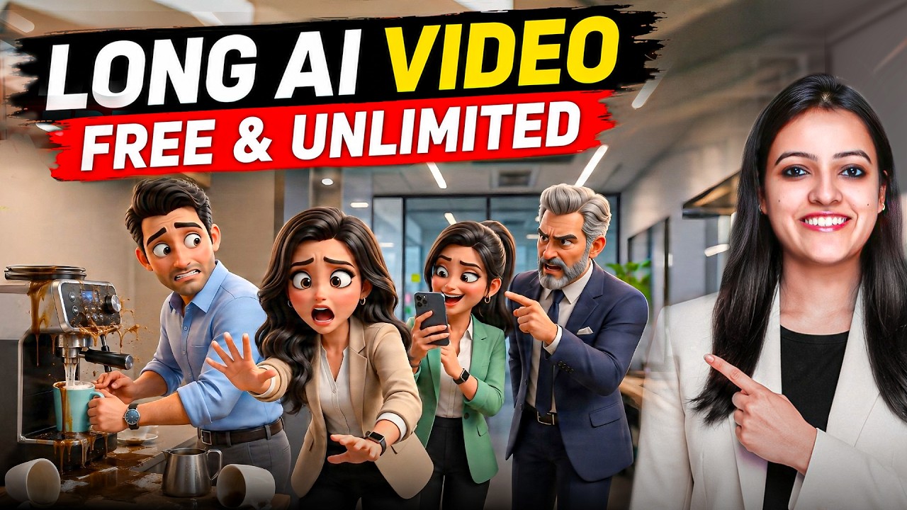 Make AI Videos FREE🔥Long 3D cartoon Animation + Voice ✨AI Video kaise banaye🔥AI Video Generator