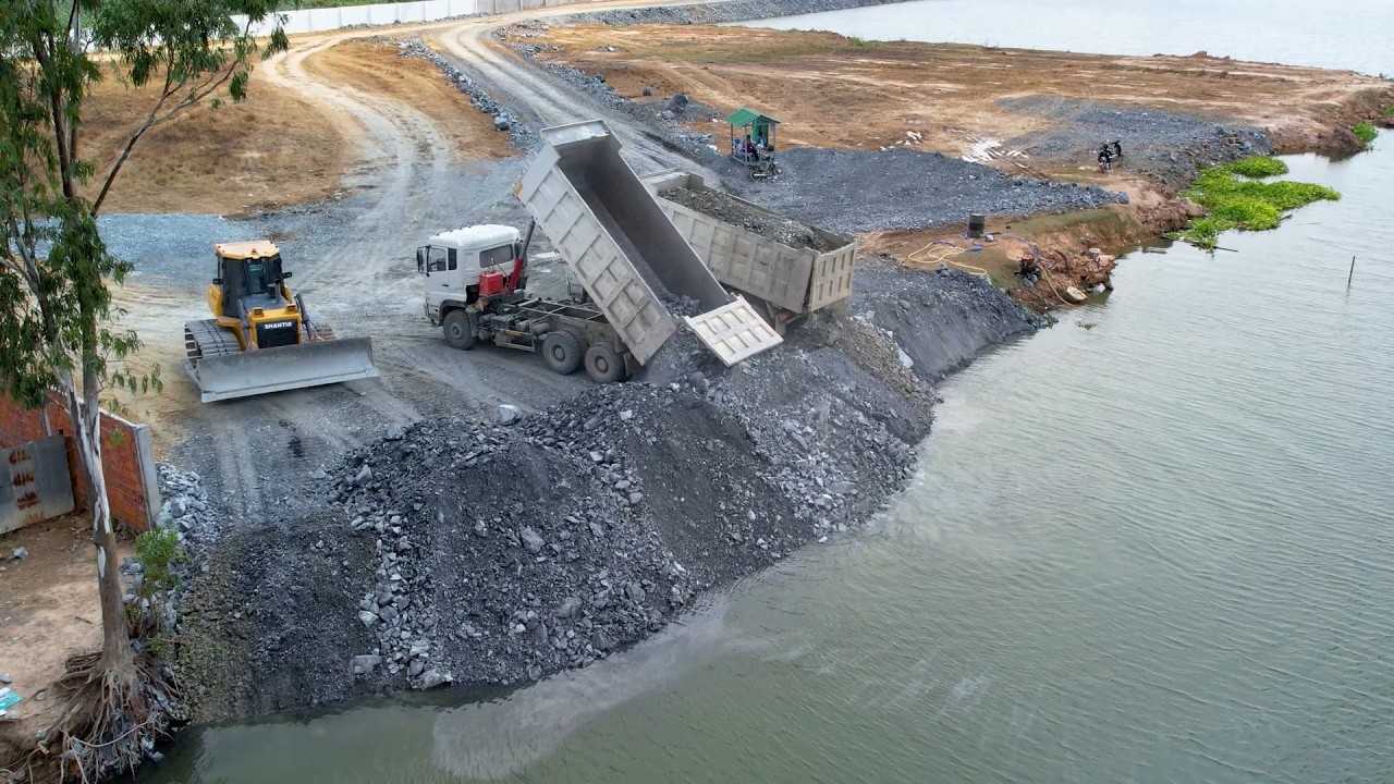 Land Preparation Techniques Building a Road Over a Stream