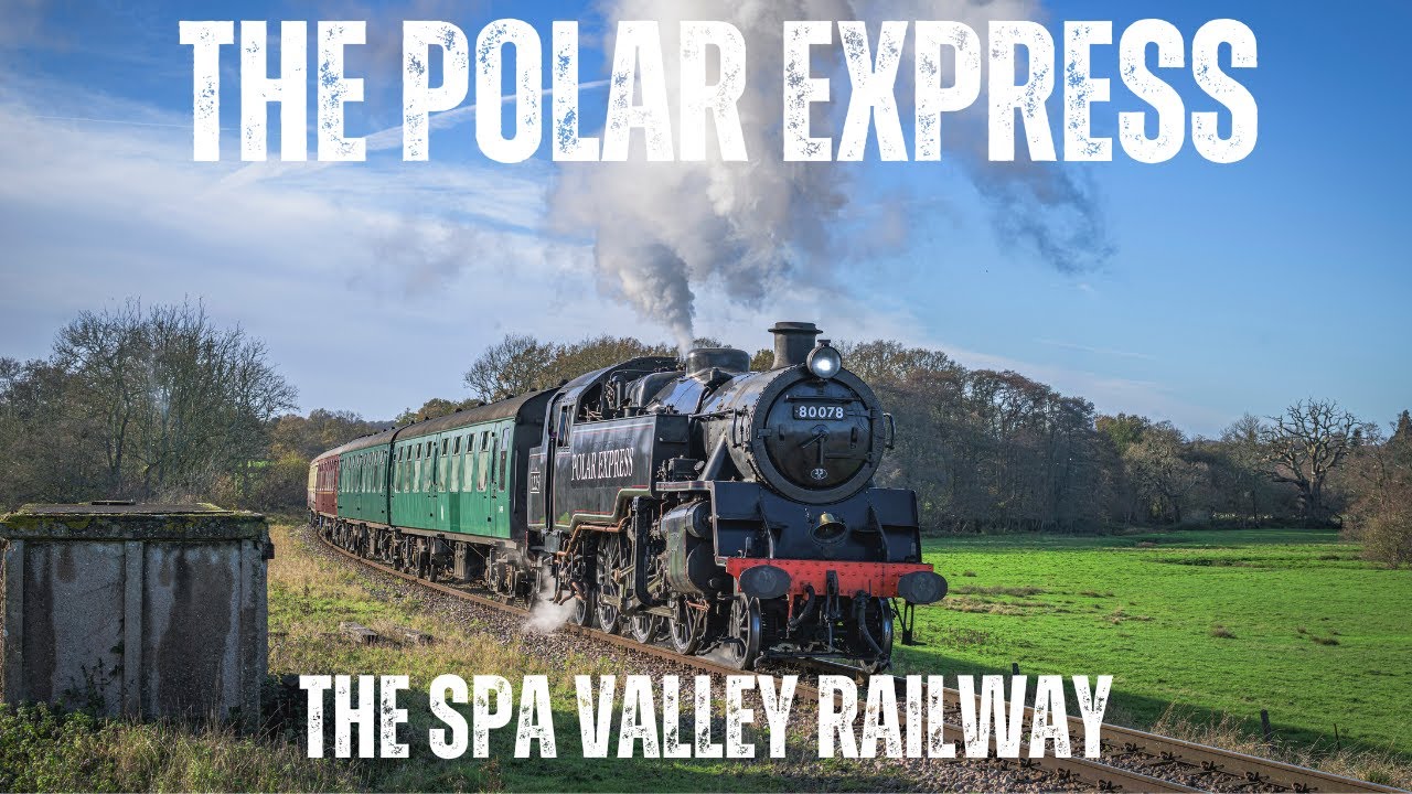 The Polar Express at The Spa Valley Railway | Steam & Diesel Christmas Special! (80078 & 33063)