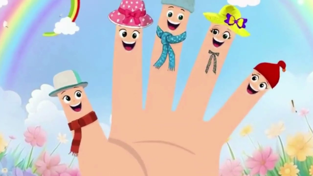 The Fingers Sing and Jump | Fun Kids Song | Sing Kids Club 🎶