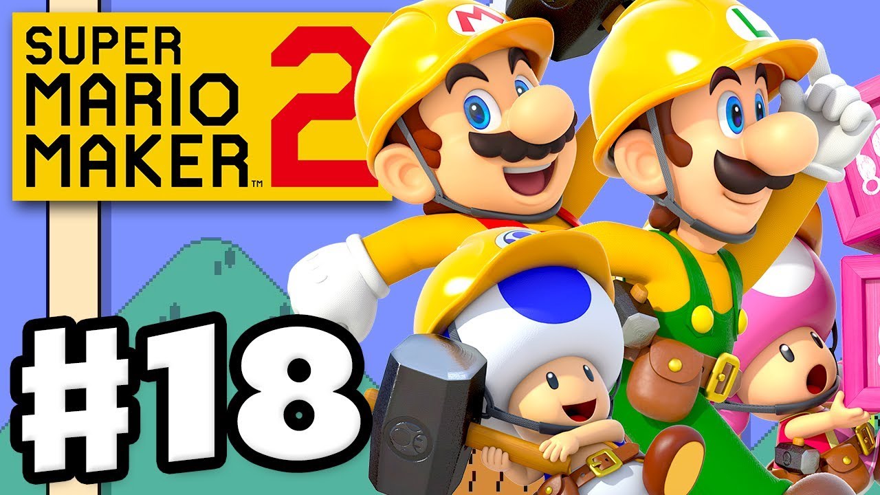 Multiplayer Co-op and Versus! - Super Mario Maker 2 - Gameplay Walkthrough Part 18 (Nintendo Switch)