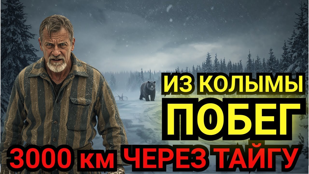 ПОБЕГ из Колымы. 3000 км через тайгу
