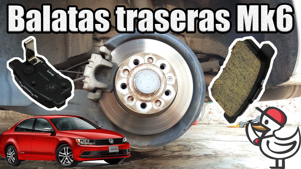Cambio de balatas traseras Jetta Mk6