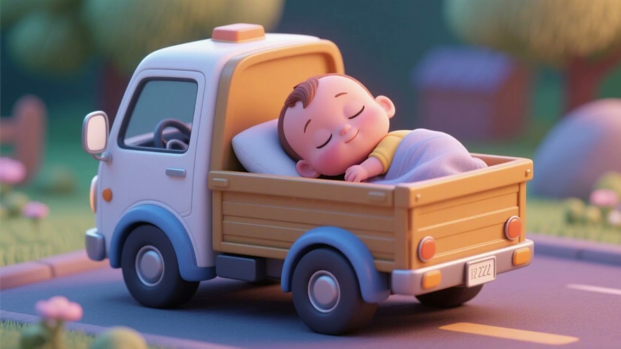 Baby Sleeps in the Little Truck 🚚🌙 | Sweet Bedtime Lullaby for Kids