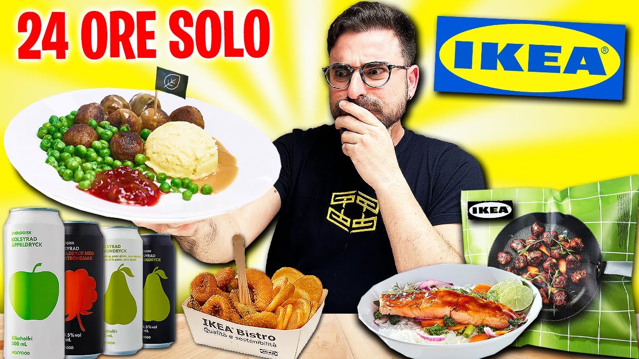 MANGIO SOLO CIBO DI IKEA PER 24 ORE! (pensavo peggio)