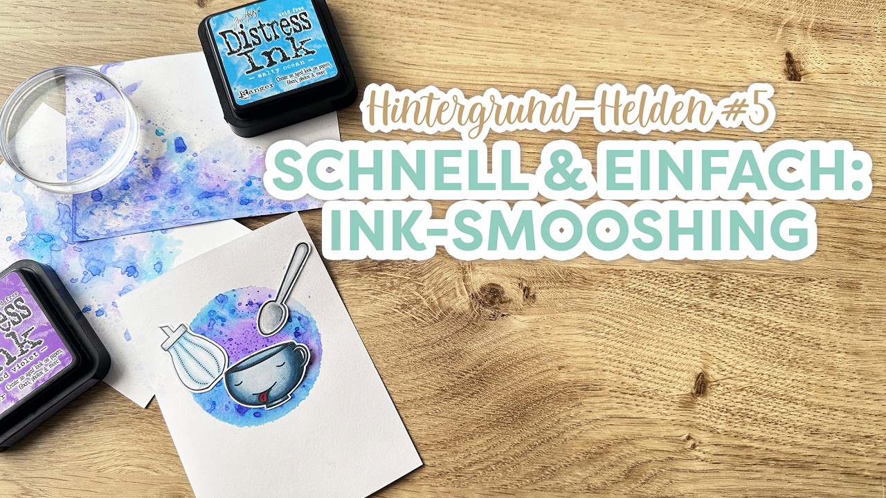 Hintergrund Helden #5 - Schnelle Hintergründe mit Ink Smooshing