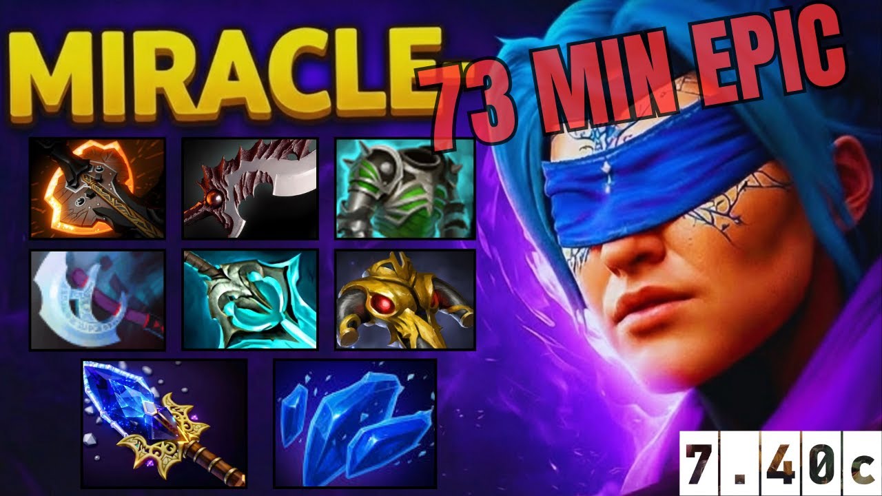 👑 Miracle Anti-Mage КАМБЭК с 50K Net Worth – 73 МИНУТЫ ЭПИКА | Patch 7.40c