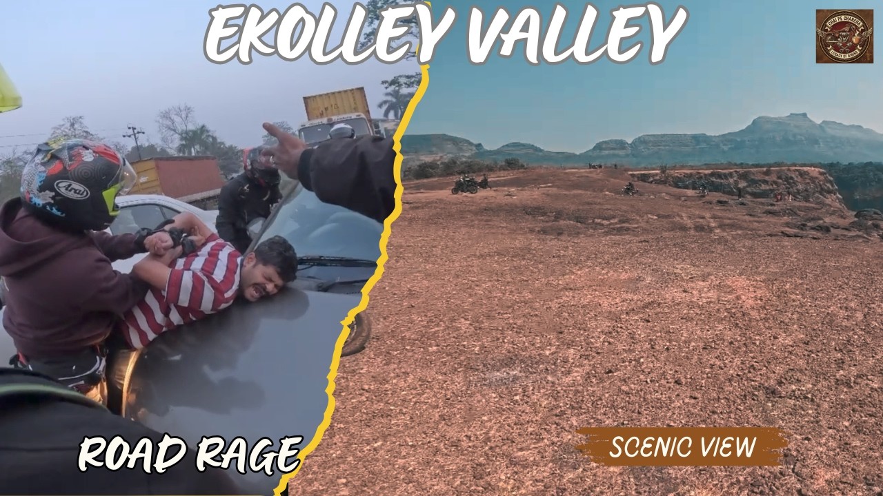 First Official Ride of ChaiPeCharcha 🏍️ | 30+ Riders to Ekolley Valley 🔥 | Road Rage Incident