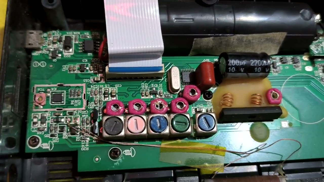 XHDATA D 808 Radio  Volume Control Repair .