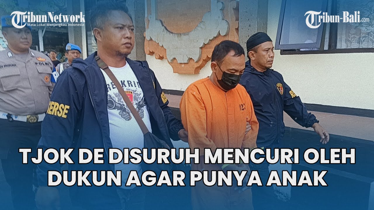 Disuruh Mencuri Oleh Dukun Agar Punya Anak, Tjok De Asal Pejeng Ditangkap Polres Bangli