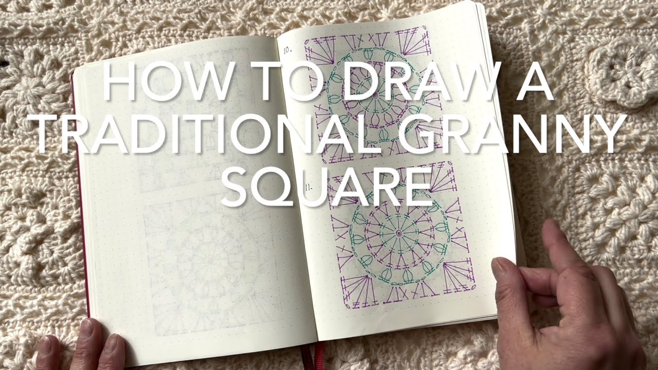 How to Draw a Traditional Granny Square