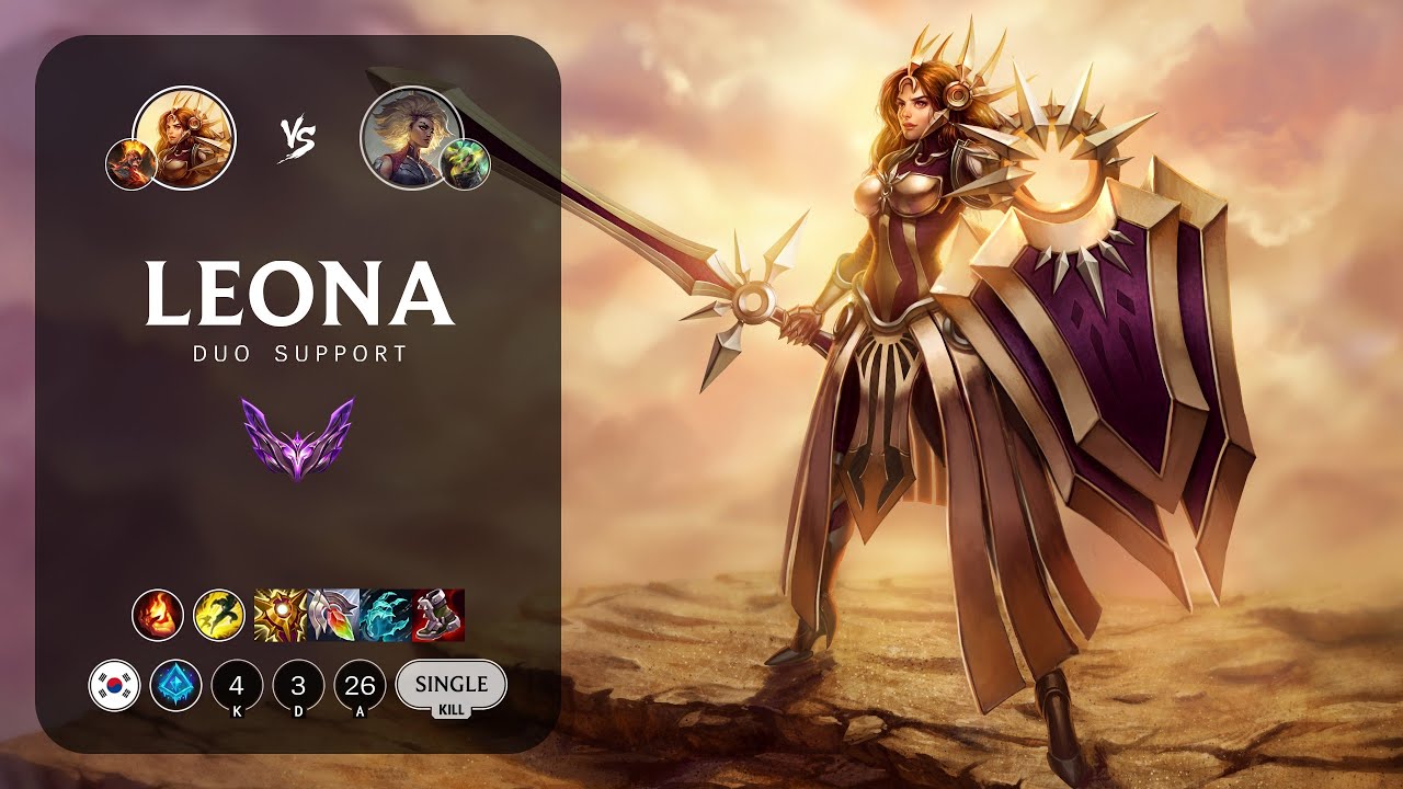 Leona Support vs Rell - KR Master Patch 14.6