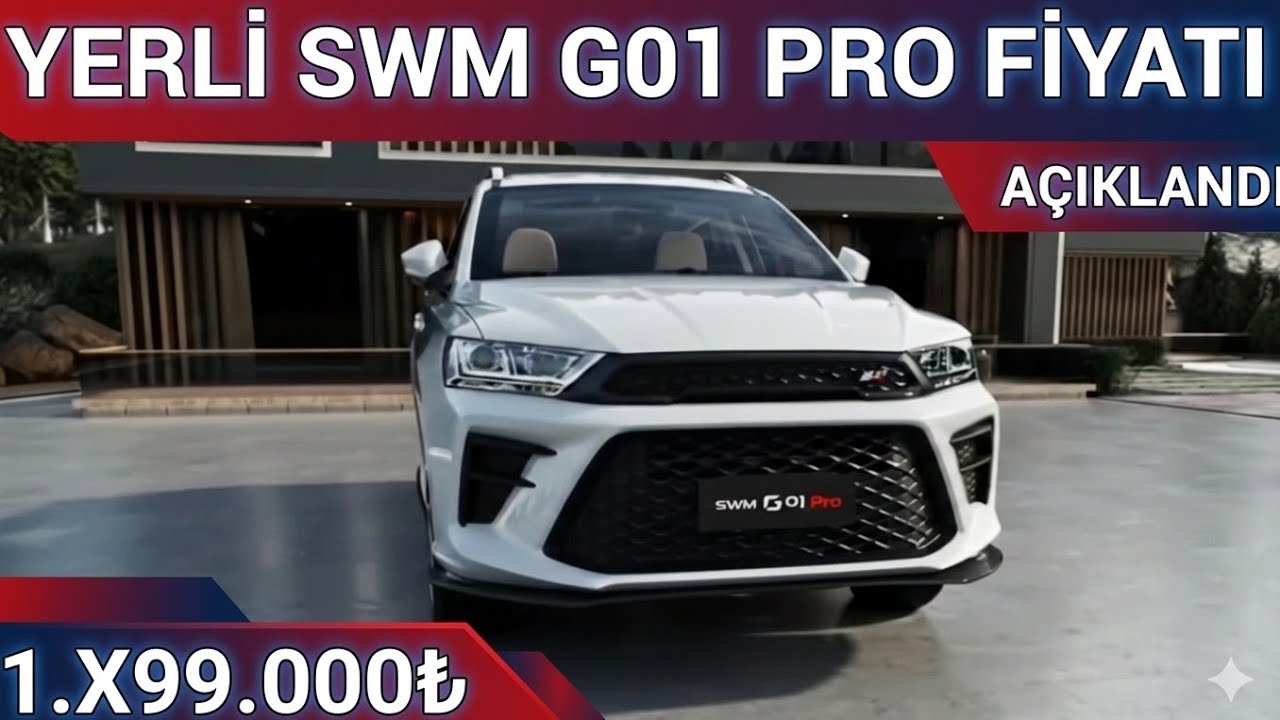 YERLİ 2026 SWM G01 PRO FİYATI A&ccedil;ıklandı | 1.X99.000₺ Lansman Fiyatı