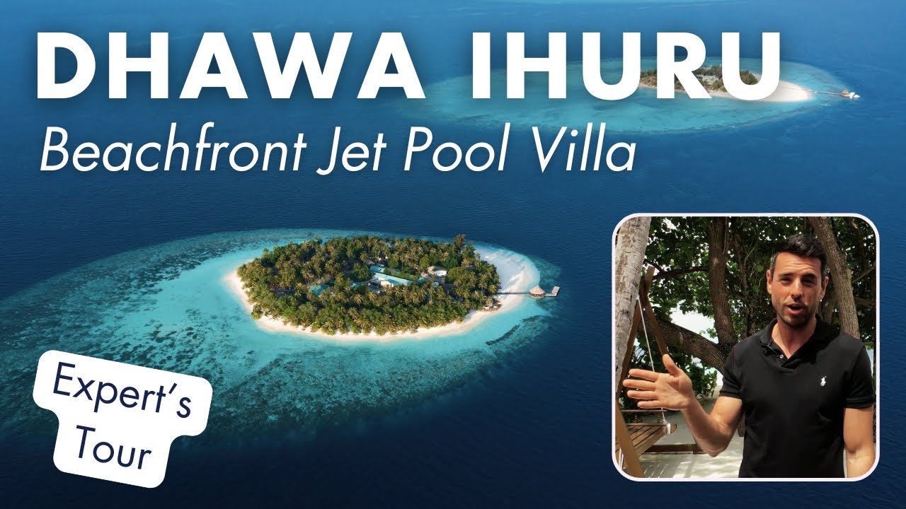 🌴 Beachfront Jet Pool Villa Tour | Dhawa Ihuru Maldives | Ultimate Island Escape