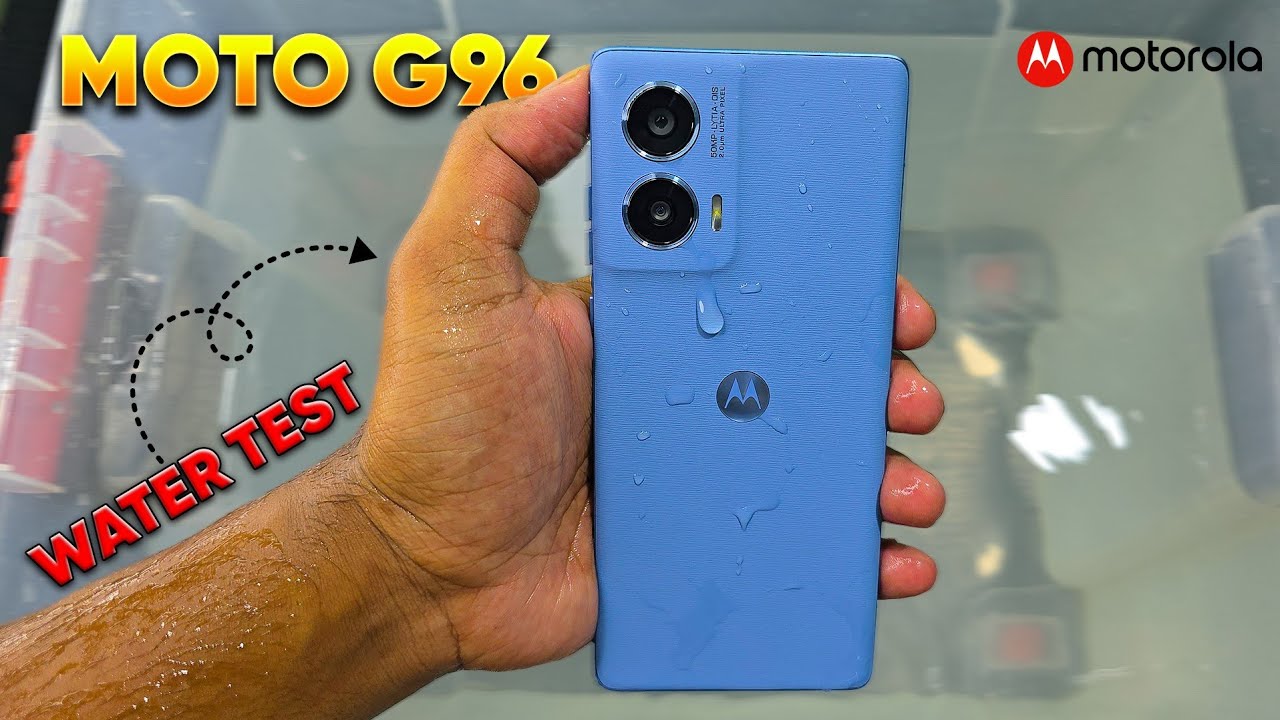 Moto G96 water test durability test ip68