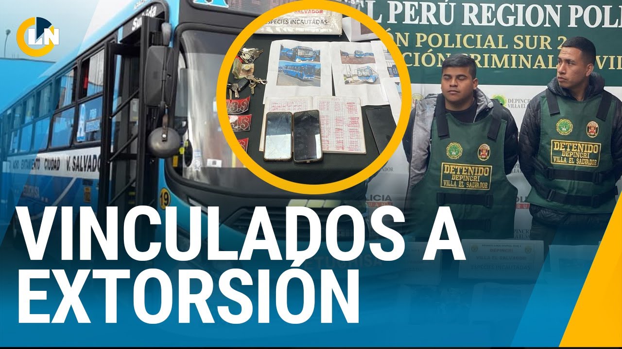 CAEN IMPLICADOS EN EXTORSIÓN A BUSES 
