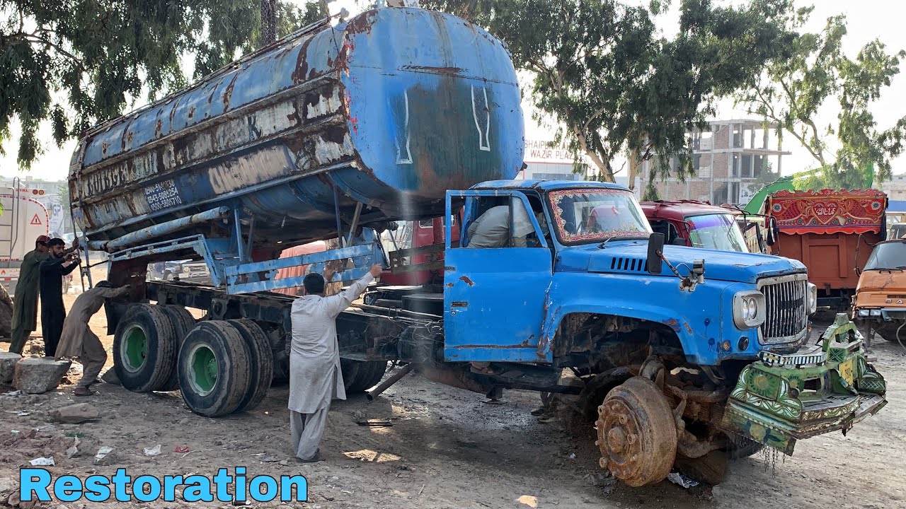 Fully Restoration an old Nissan Diesel 1988 model,  Truck || Complete Repairing Cabin / Chassis