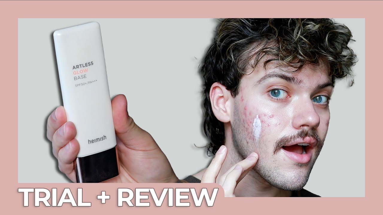 heimish artless glow base spf 50 | trial + review