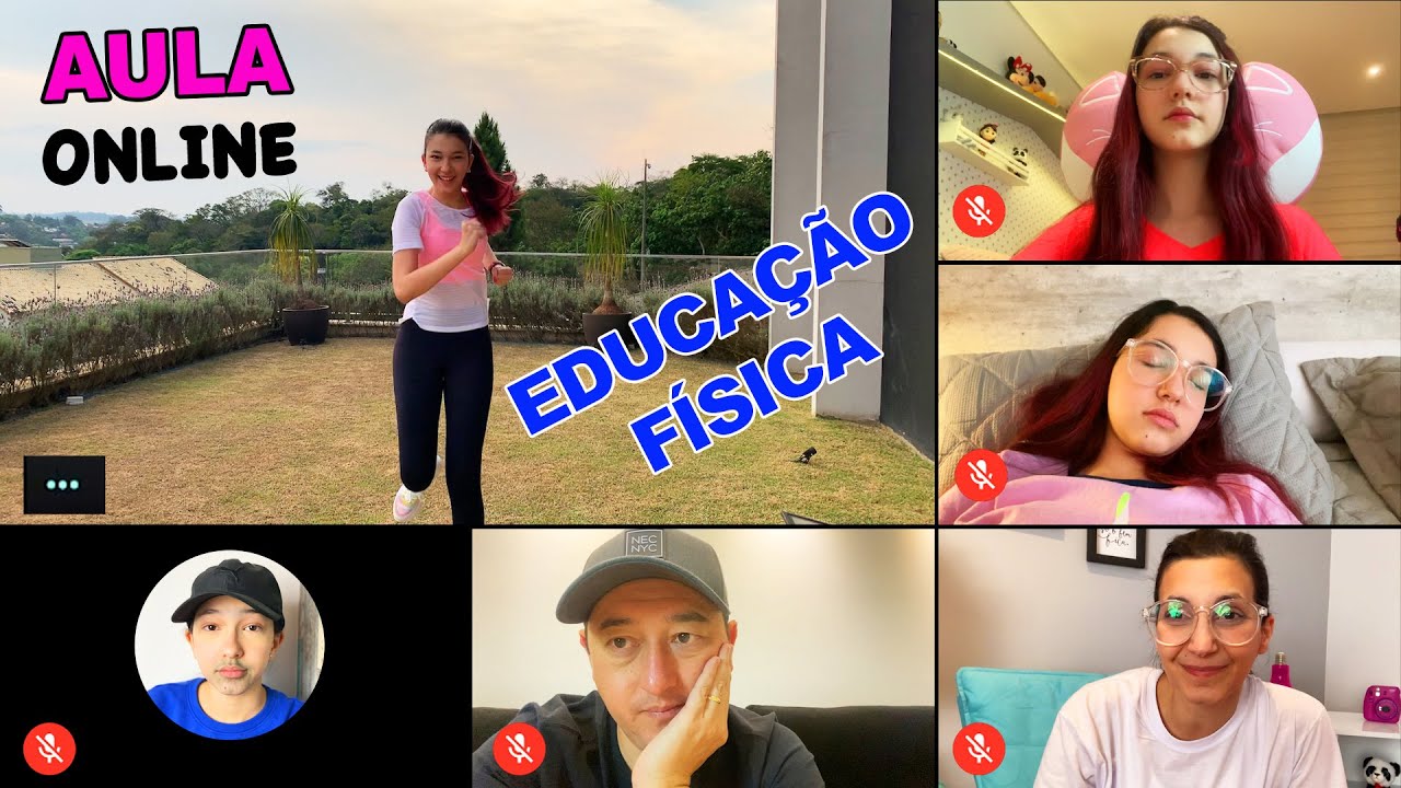 TIPOS DE ALUNOS NA AULA ONLINE !! DIA DE EDUCAÇÃO FÍSICA | Luluca