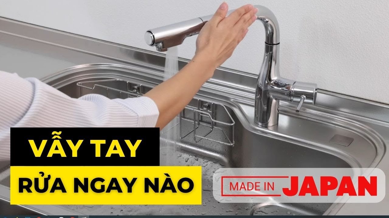 Tận hưởng sự tiện lợi với vòi rửa nhà bếp KVK KM6111EC | HUGA