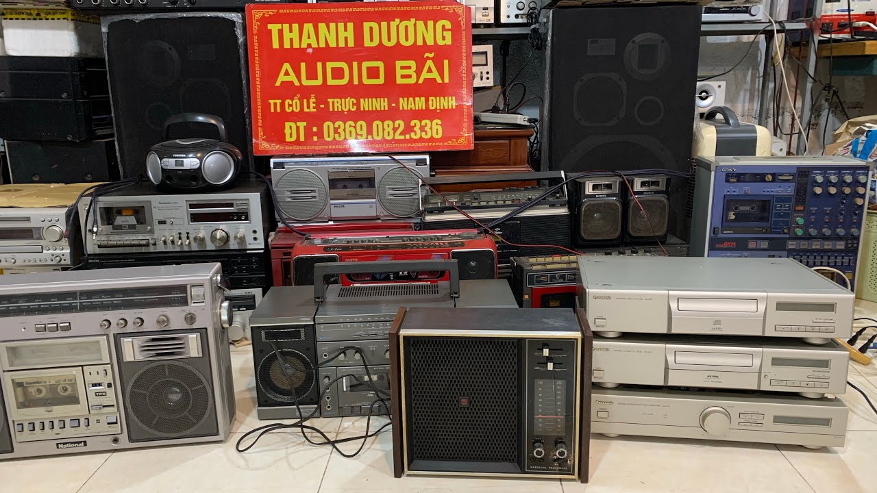 9/12 tét và báo giá radio, cassette, CD, âm li bãi. Lh:0369082336