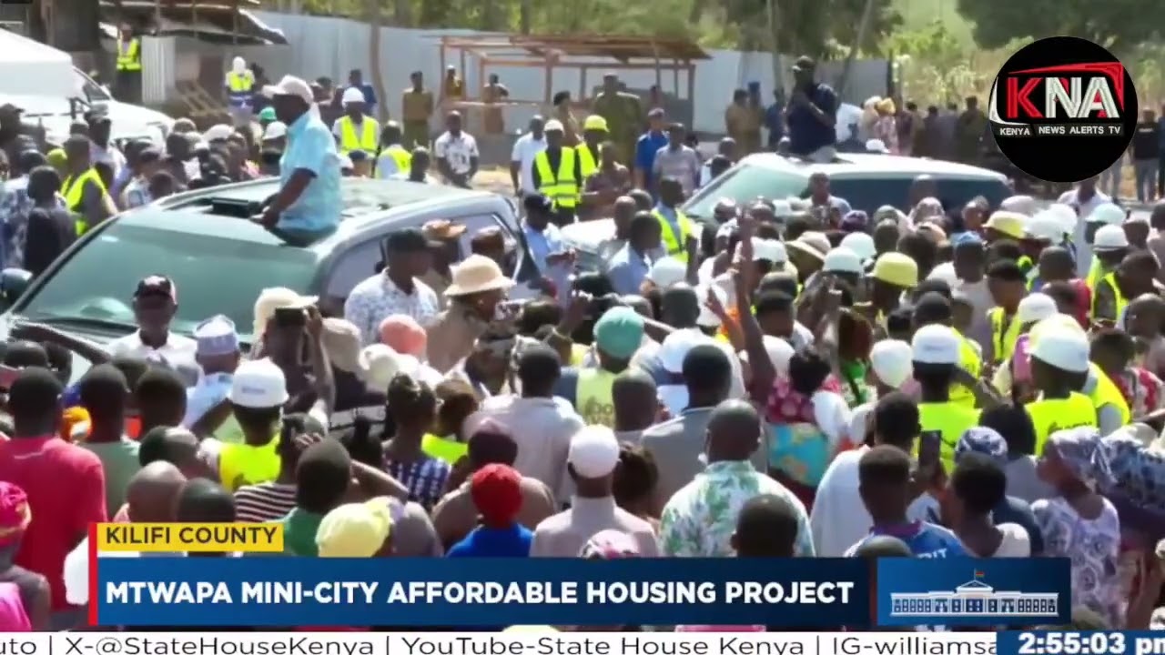 GOVERNOR MUNG'ARO ECHOES RUTO'S DEMANDS IN KILIFI DURING THE MTWAPA AFFORDABLE HOUSING VISIT