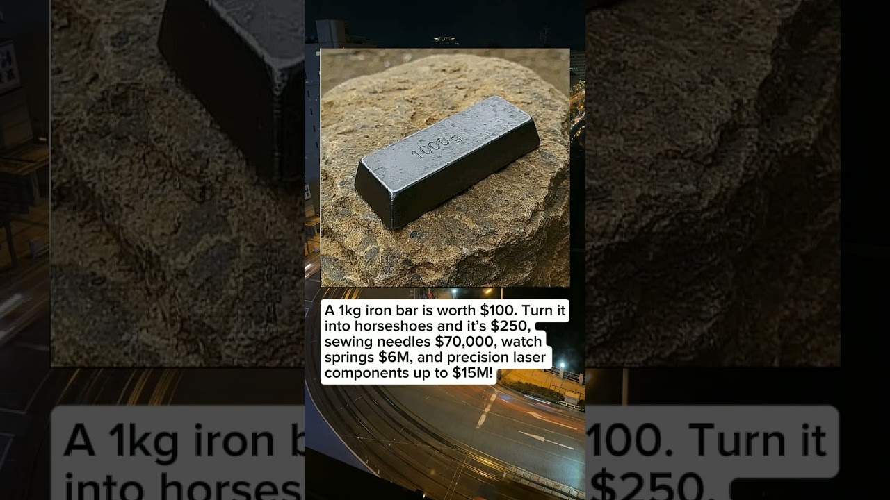 From $100 Iron Bar to $15M Laser Component 💎🔧
