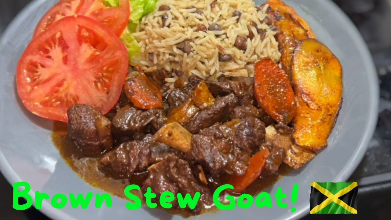 THE MOST TENDER BROWN STEW GOAT RECIPE|| STEP BY STEP|| BEGINNER FRIENDLY