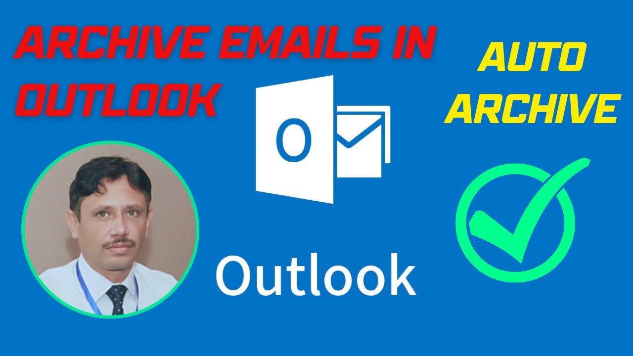 archive mails in outlook | auto archive mails | Email server space full | Urdu | Hindi