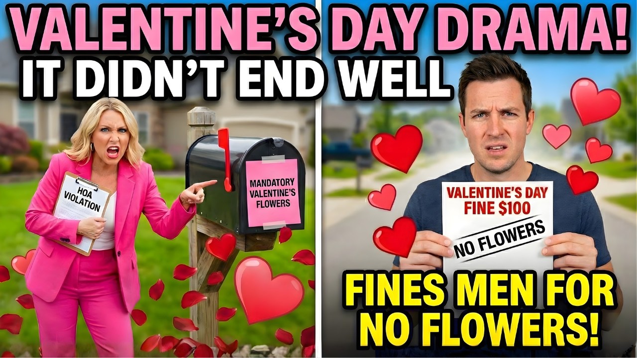 HOA Karen Tried Fining Men for Valentine’s Flowers — The Board Voted Her Out
