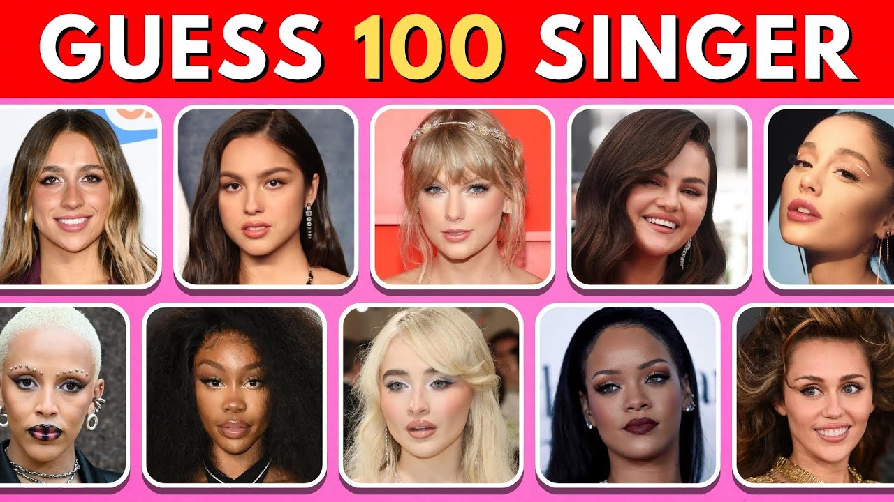 Guess The Female Singers in 5 Seconds 🎤✨ | Celebrity Quiz