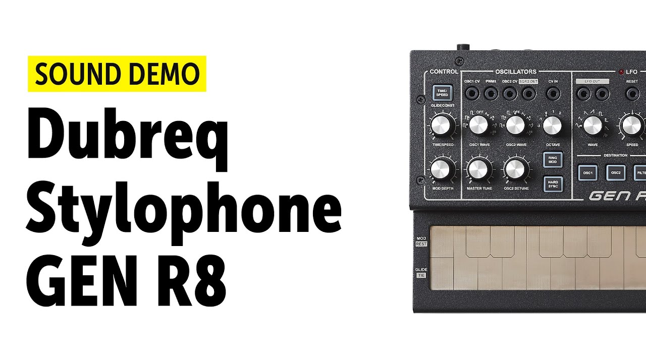 Dubreq Stylophone GEN R8 Sound Demo (no talking)