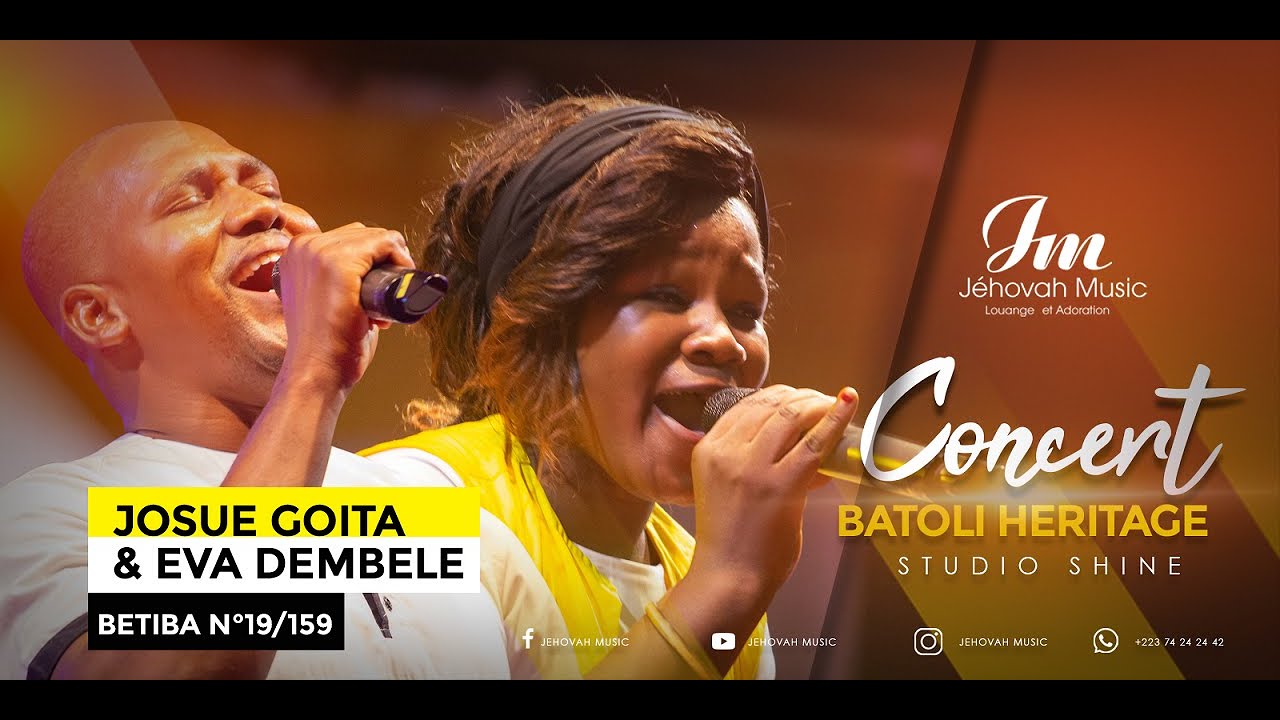 JOSUE GOITA ET EVA DEMBELE / CONCERT BATOLI HERITAGE CANTIQUE BETIBA N°19/159