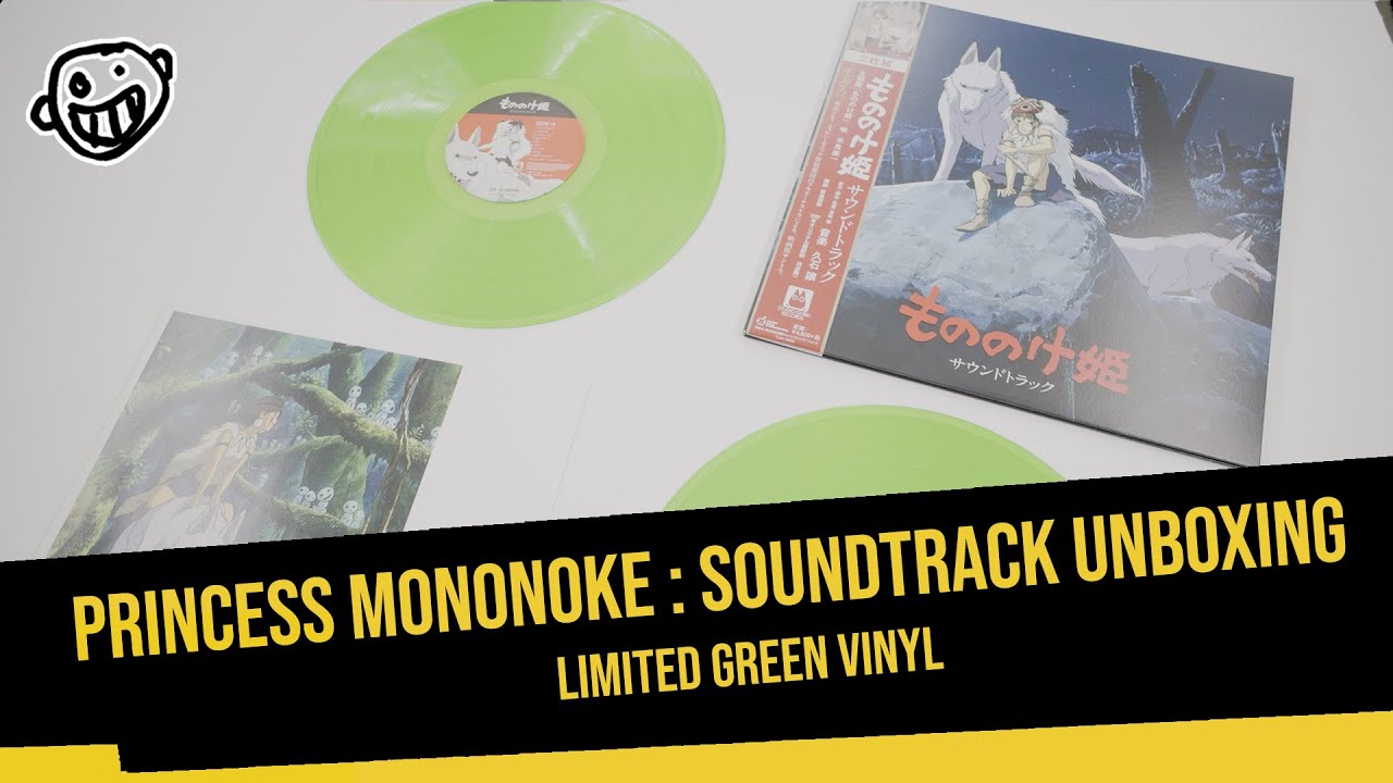 Unboxing Princess Mononoke: Vinyl Soundtrack On Limited Green Vinyl! JOE HISAISHI studio ghibli